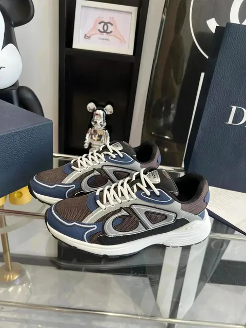 Dior B23 Low Navy Grey Brown