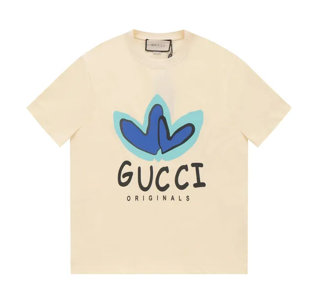 Gucci T-Shirt Floral Logo Print