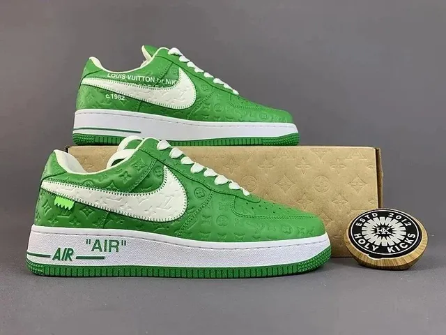 Nike × Louis Vuitton Air Force 1 Low LV Monogram Green