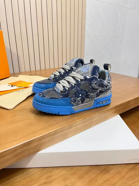 Louis Vuitton LV Trainer Denim Monogram