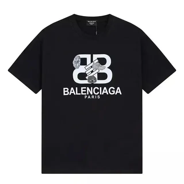 Balenciaga Logo T-Shirt BB Print