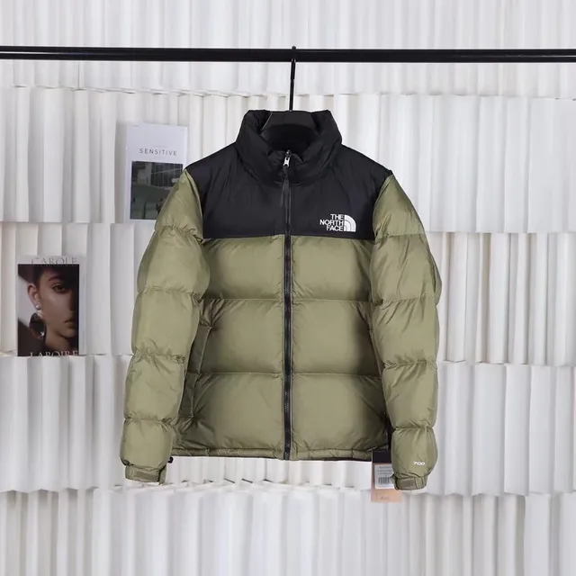 The North Face Nuptse Jacket Olive/Black