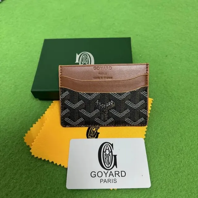 Goyard Card Holder Chevron Canvas