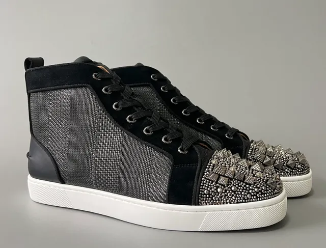 Christian Louboutin Louis Spikes Studded Mesh