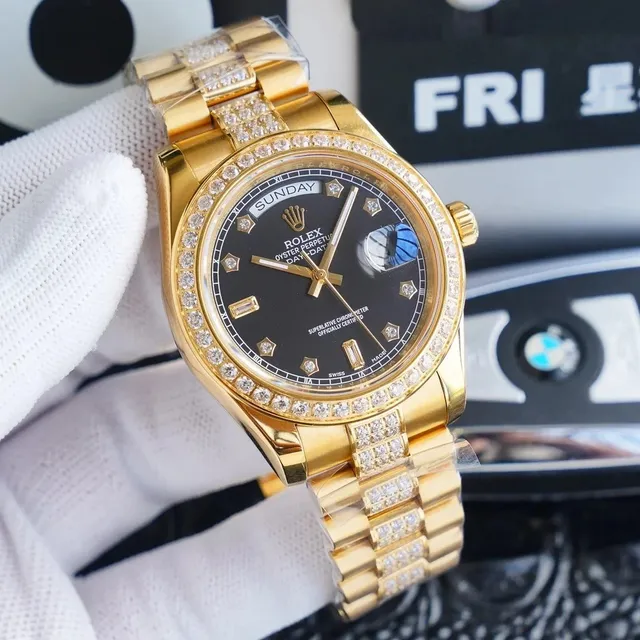 Rolex Day-Date Diamond Bezel and Bracelet
