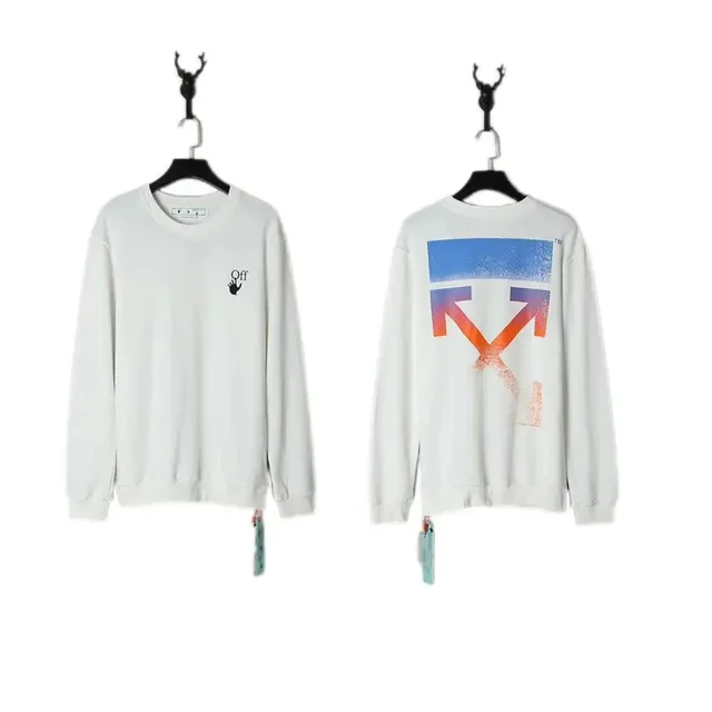 Off-White Crewneck Sweatshirt Arrow Graphic