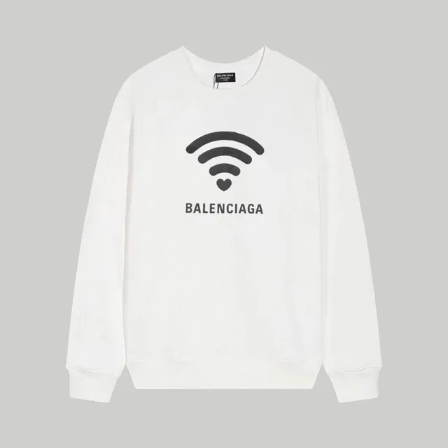Balenciaga Crewneck Sweatshirt WiFi Logo