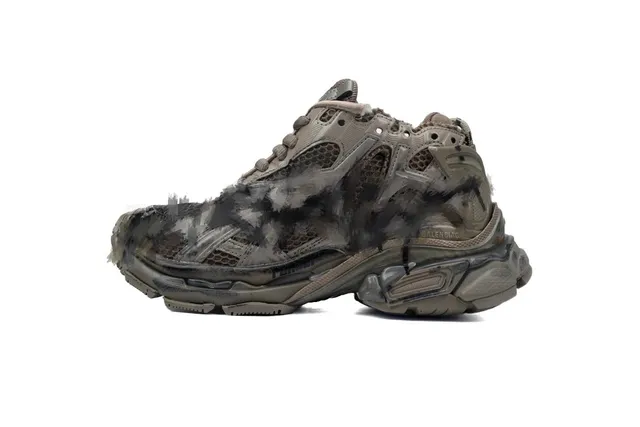 Balenciaga Triple S Distressed Camo