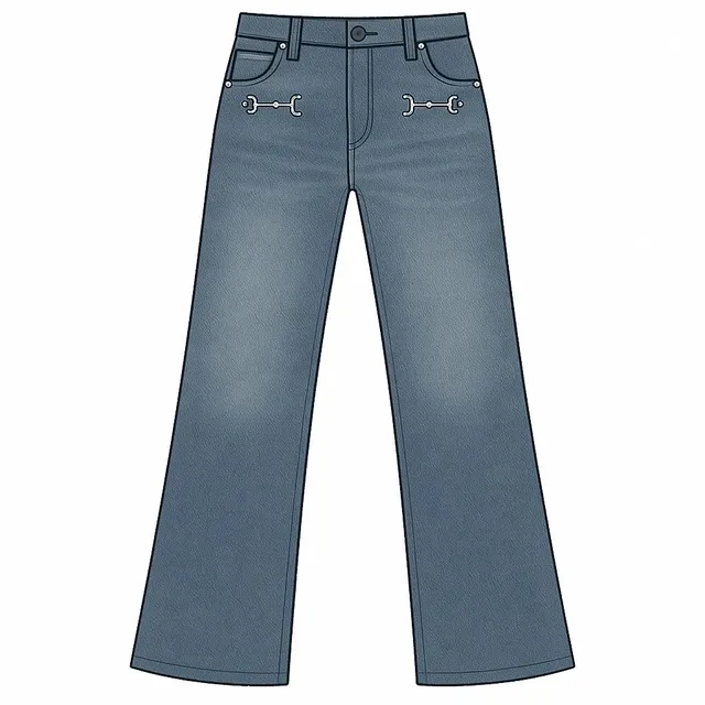 Gucci Horsebit Jeans Horsebit Detail