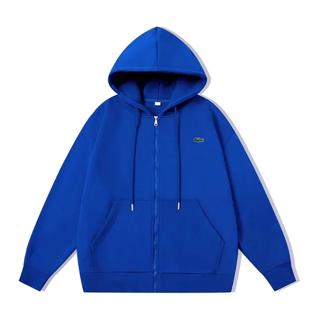 Lacoste Zip-Up Hoodie Solid Color