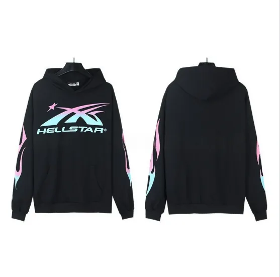 Hellstar Hoodie Flame Graphic