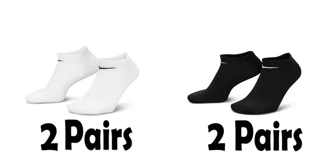 Nike No-Show Socks 2-Pack