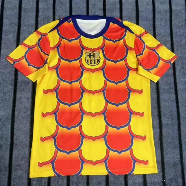24-25巴萨训练服黄色