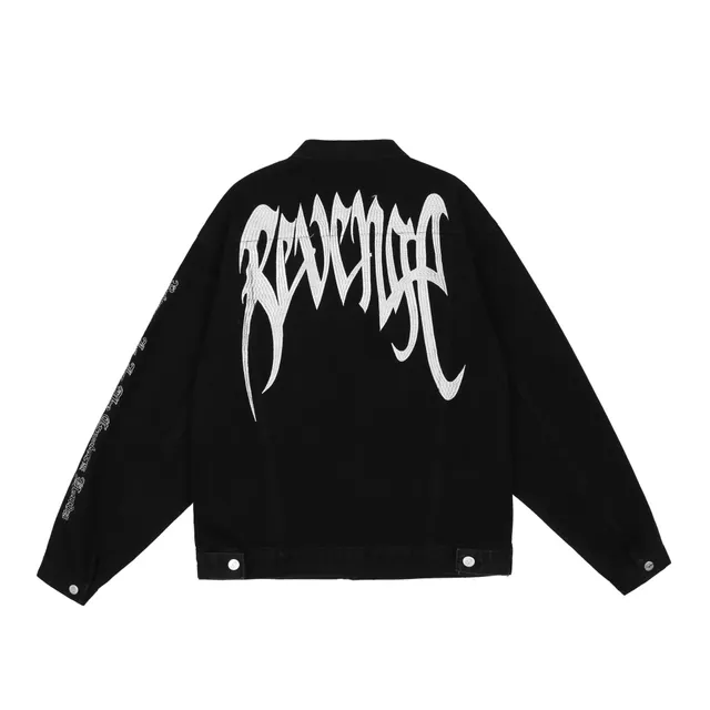 Denim Jacket Revenge Embroidered