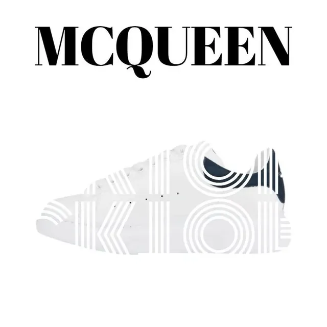 Alexander McQueen Oversized Sneaker Geometric Print