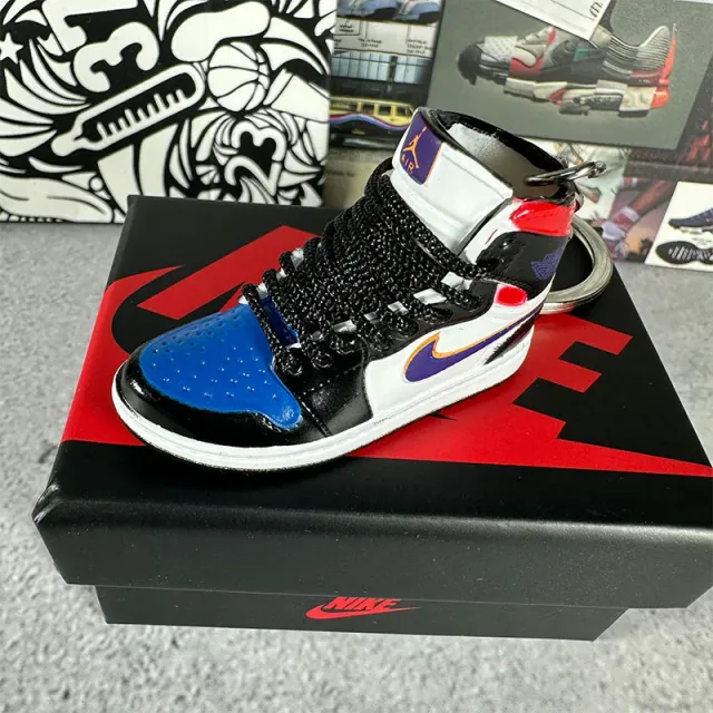 109.purple gold blue + box