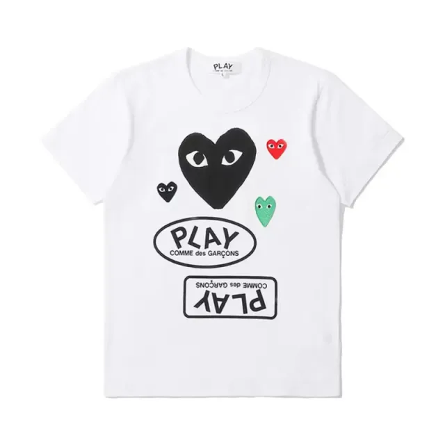 White Black Heart Letters