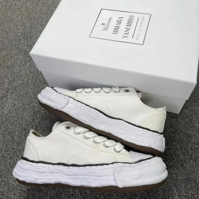 Maison Mihara Yasuhiro Canvas Sneaker Wavy Sole
