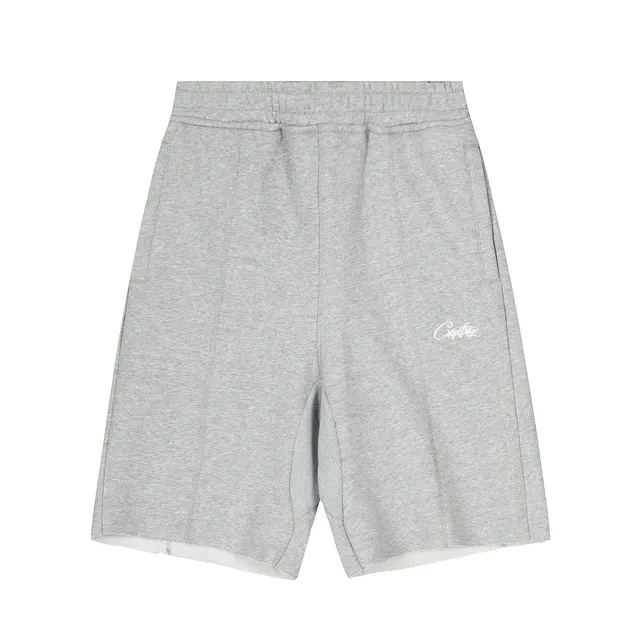 Corteiz Logo Shorts Heather Grey