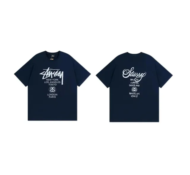 Stüssy Graphic T-Shirt World Cities