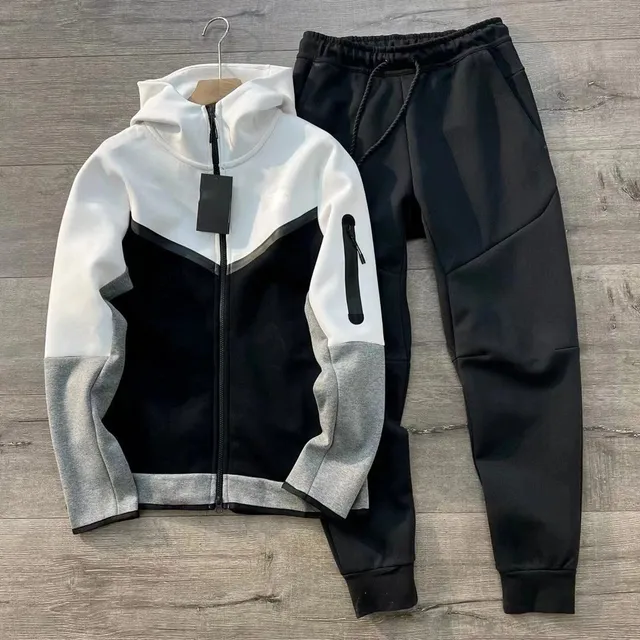 Nike Tech Fleece Hoodie and Joggers Color-Block