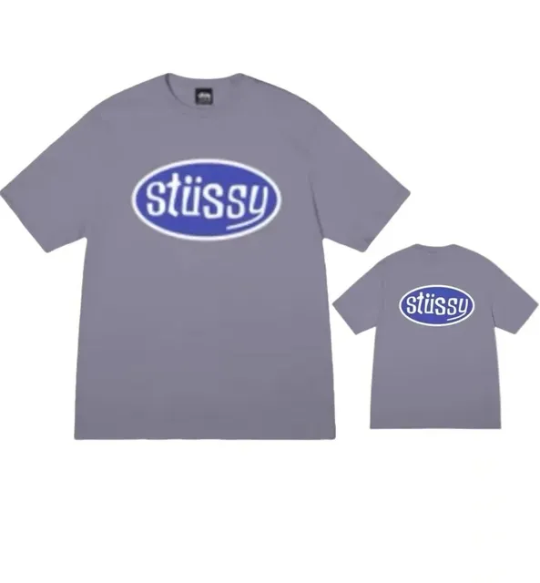 Stüssy Oval Logo Tee Blue Oval Logo