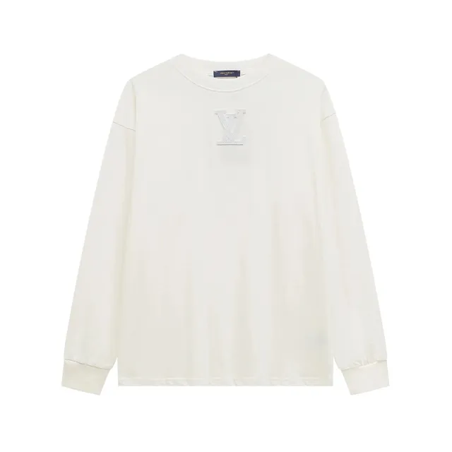Louis Vuitton Long-Sleeve T-Shirt Embroidered LV