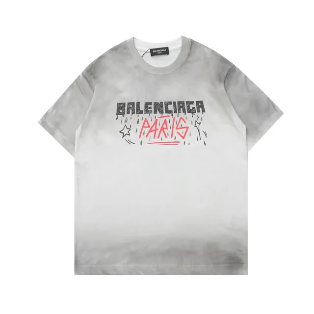 Balenciaga Graphic T-Shirt Paris Print