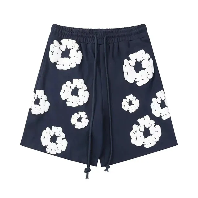 Broken Planet Cloud Print Shorts Cloud Motif
