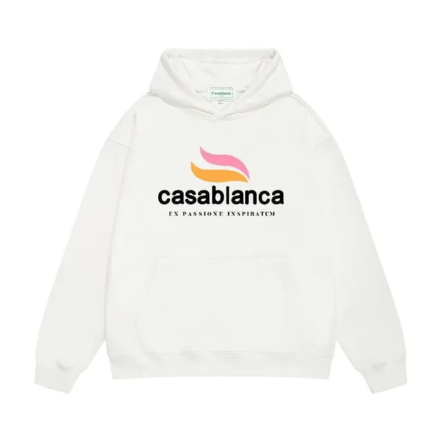 Casablanca Hoodie Logo Print