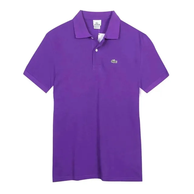 Lacoste Polo Shirt Solid Purple