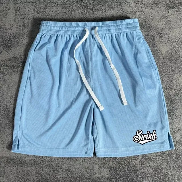 Athletic Shorts Logo Embroidered