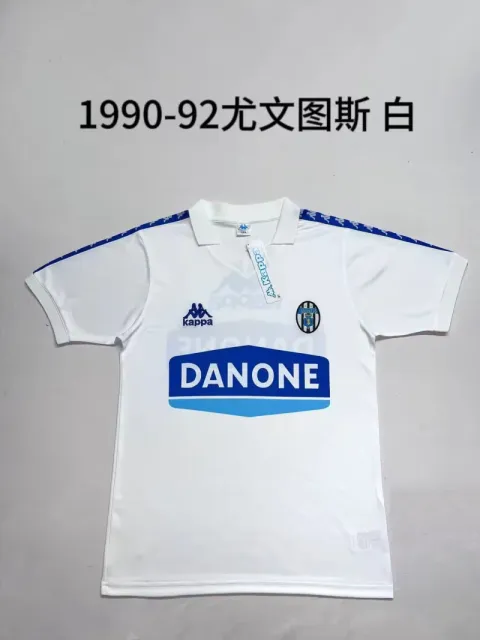 Adidas Juventus 1990-92 Home Shirt Danone Sponsor