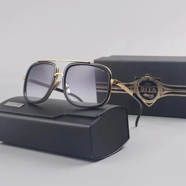 DITA Mach One Black Frame Gold Accents