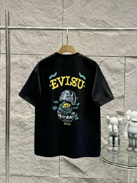 Evisu Graphic Tee Good Luck Daruma