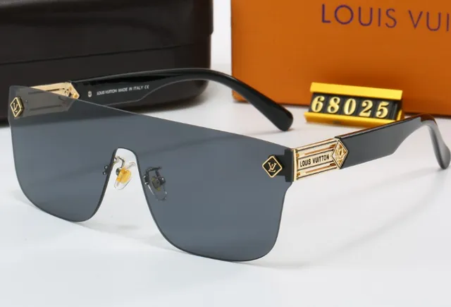 Louis Vuitton Shield Sunglasses Gold Hardware