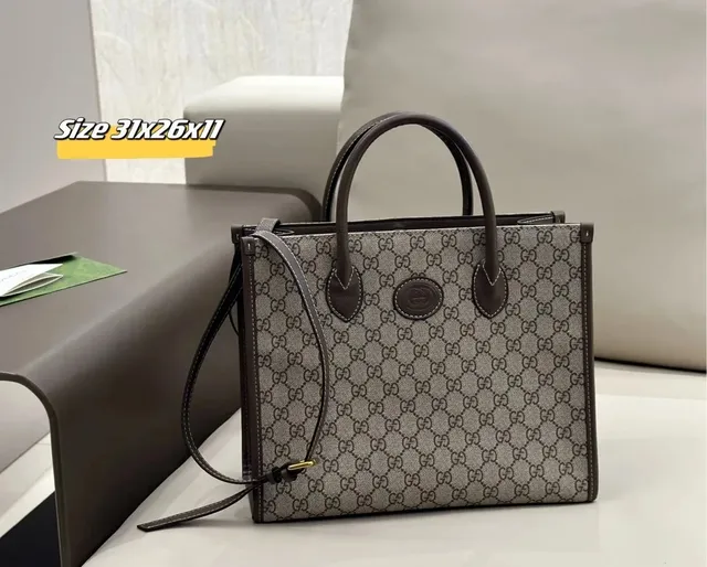 Gucci Tote Bag GG Marmont Canvas