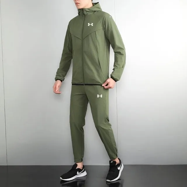 Under Armour Track Suit Olive Green
