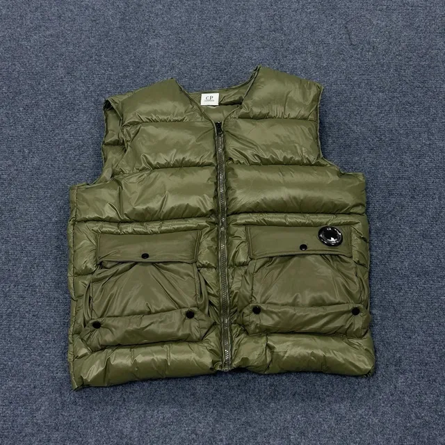 C.P. Company Goggle Vest Olive