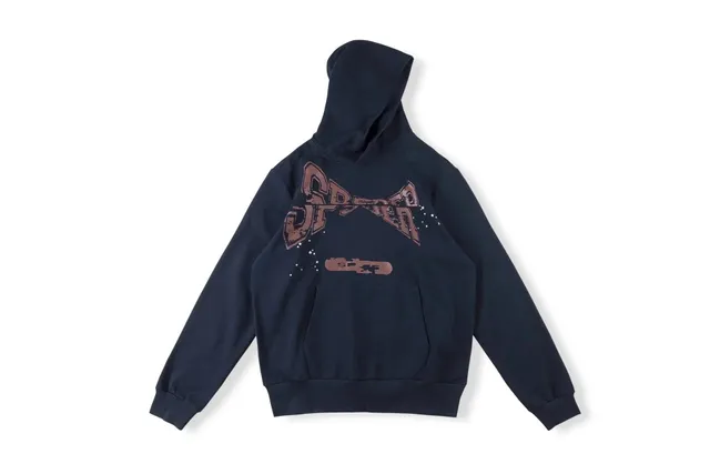 Sp5der Hoodie Distressed Logo