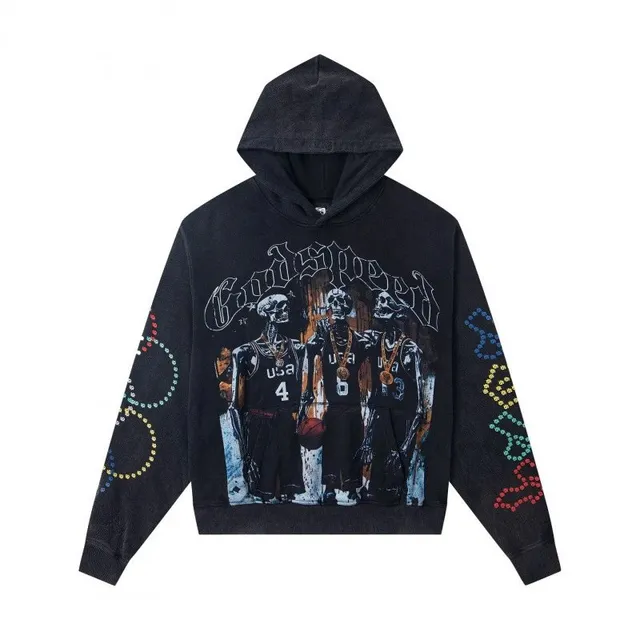 Godspeed Hoodie Skeleton USA Graphic