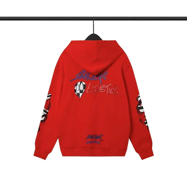 Zip-Up Hoodie Sadistic Lipstick Graphic