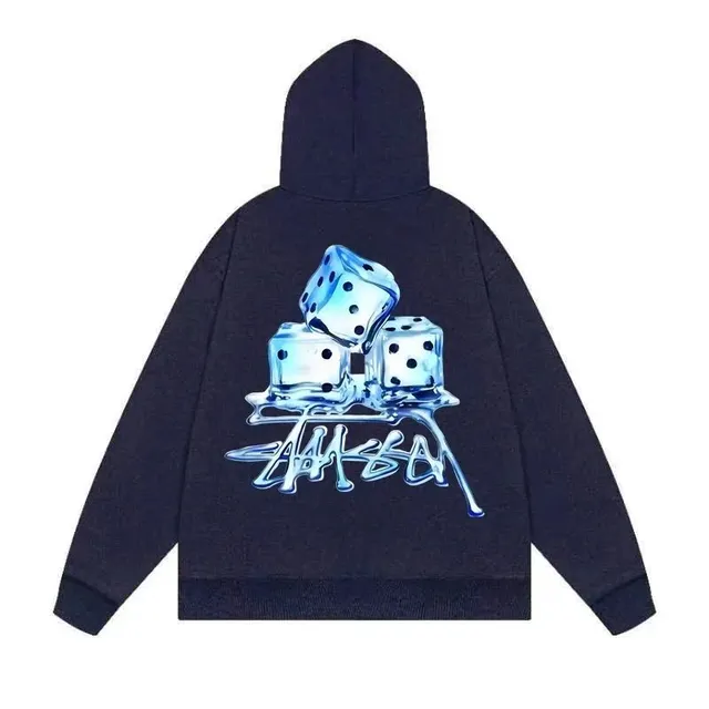 Stüssy Hooded Sweatshirt Dice Graphic