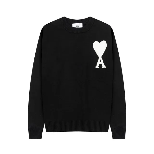 AMI Paris Knit Sweater Heart Logo