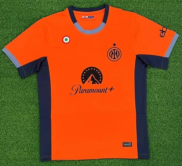 Inter Milan Third Jersey Paramount+ Sponsor