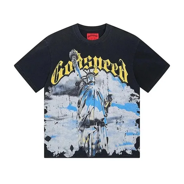 Godspeed Graphic Tee Statue of Liberty Print