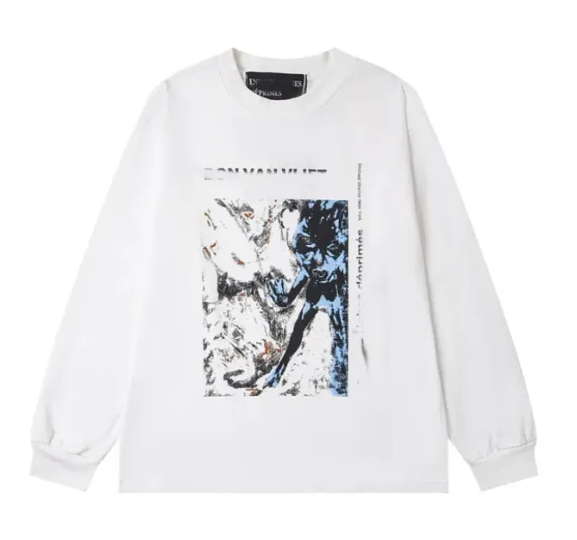 Er045 white long sleeve t