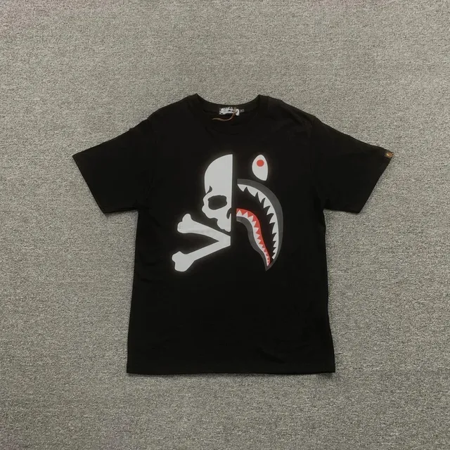 BAPE Shark Hoodie Tee Skull & Shark