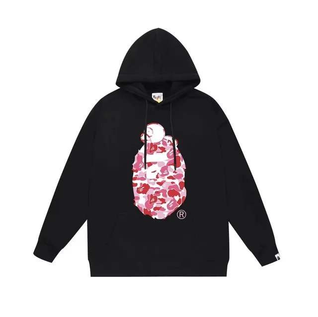BAPE Shark Hoodie Pink Camo Ape Head