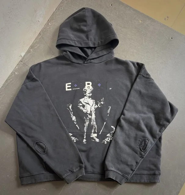 Enfants Riches Déprimés Hoodie Distressed Graphic
